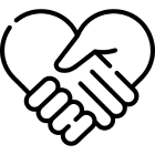 Cheerful emoji with wide grin